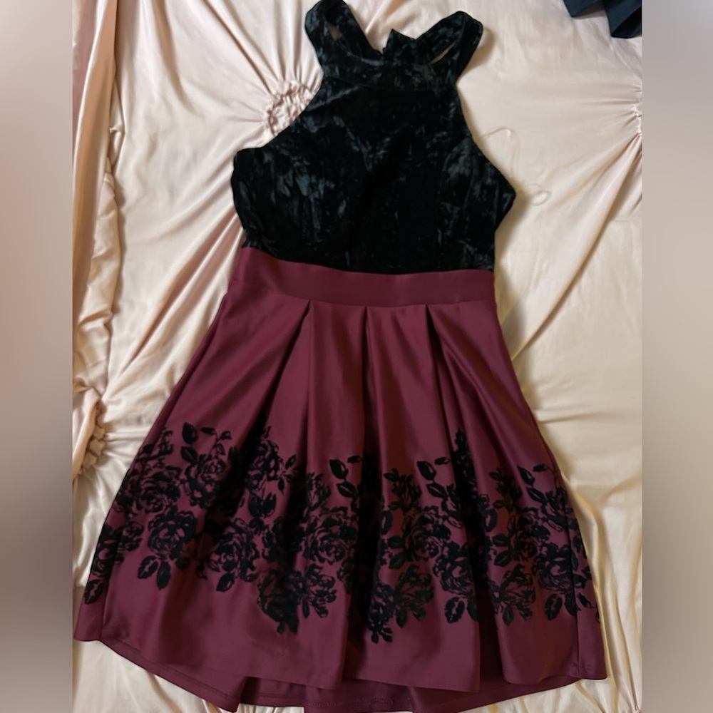 Women Wine Colored Dress